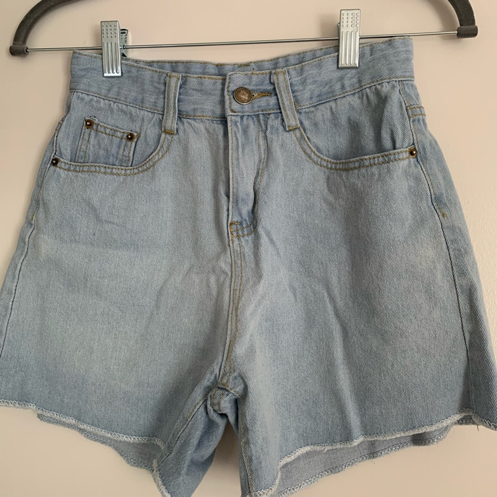 High waisted dream jean shorts